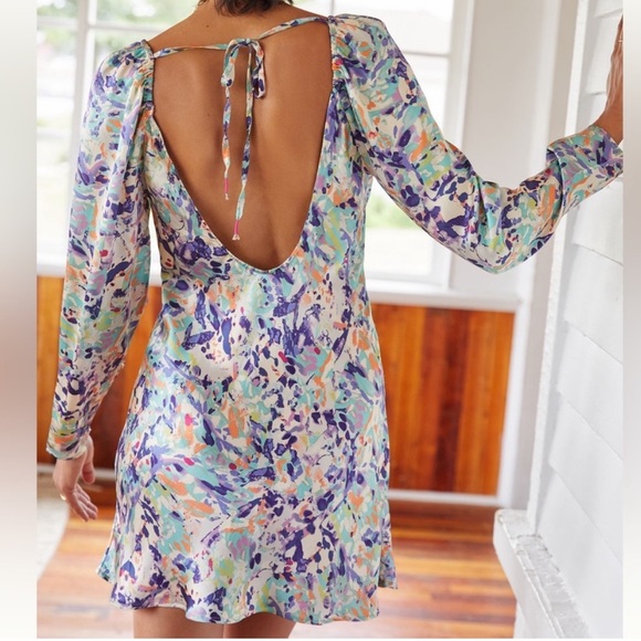 Anthropologie Silk Dress - Picture 4 of 5